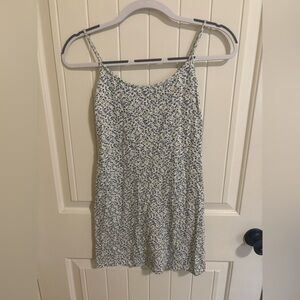 Brandy Melville Blue Floral Mini Dress